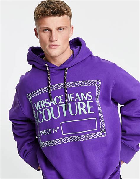 versace jeans couture t shirt oversize|versace jeans couture hoodie.